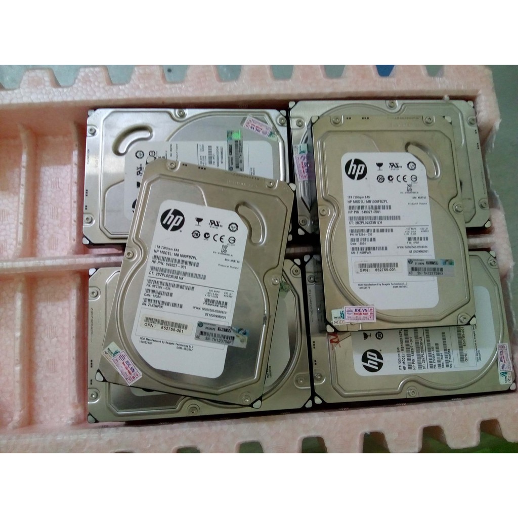 Ổ cứng Server HP SAS 1TB 7200 rpm vòng / phút - Siêu bền