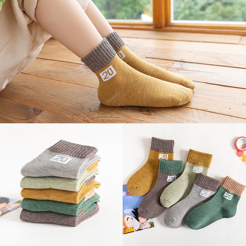 Set 10 Đôi Tất Trẻ Em Số Siêu Yêu