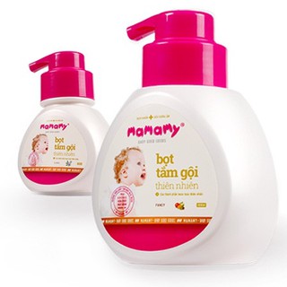 Bọt Tắm Gội Thiên Nhiên An Toàn Cho Trẻ Em Mamamy (Chai 400ml & 200ml)