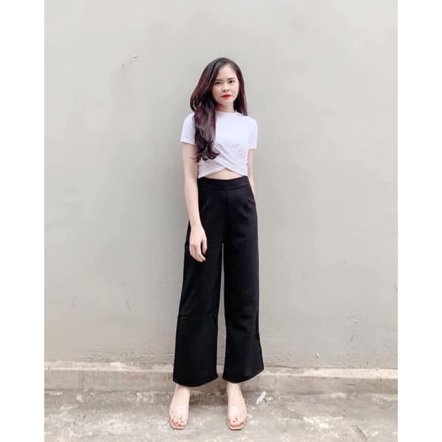 Bán sỉ áo croptop xoắn eo