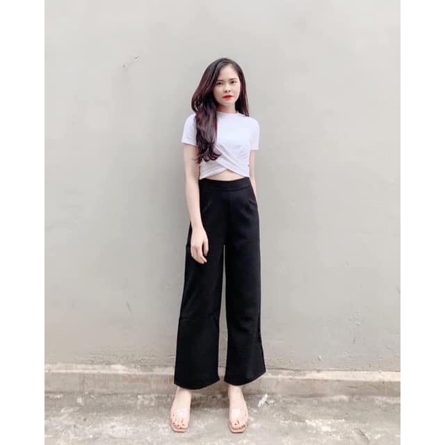 bán sỉ áo croptop xoắn eo