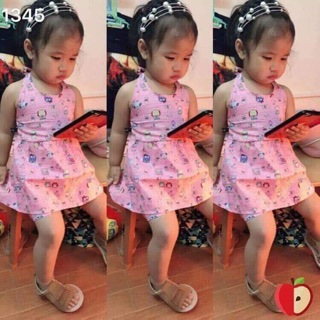 Bộ thô nơ lưng cho bé gái