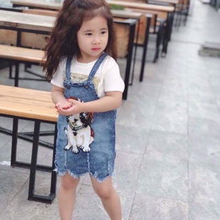 yếm giả bò cho bé gái