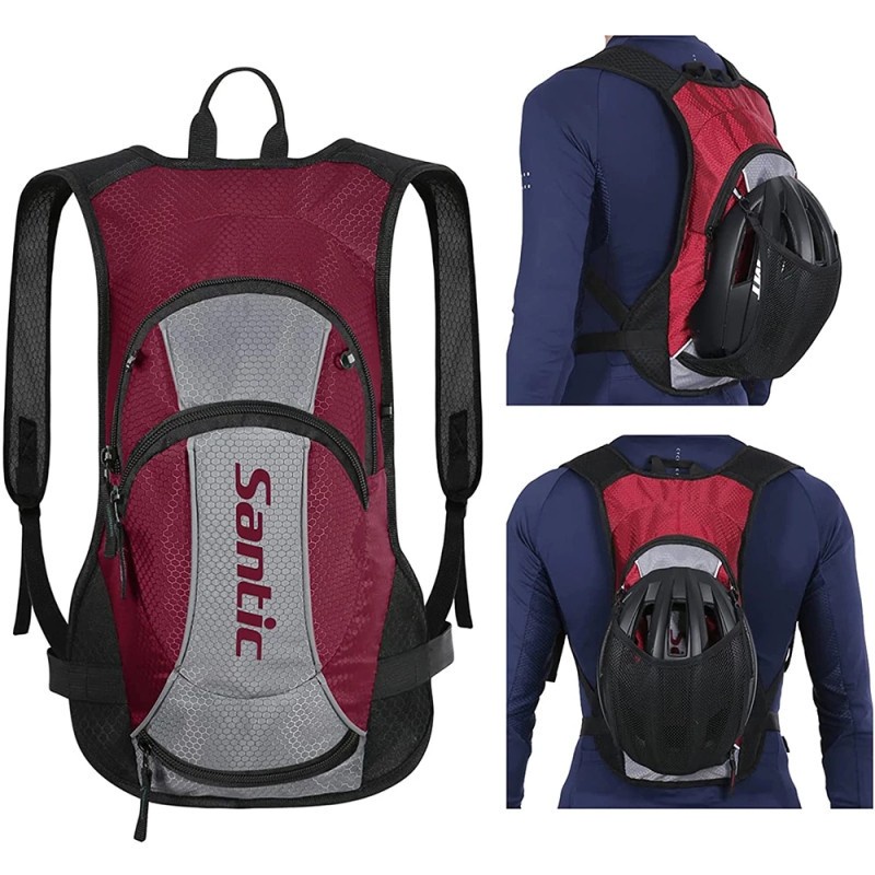 Ba lô ROCKBROS Santic thiết kế nhỏ nhẹ với sức chứa 15L thoáng khí tiện dụng khi đi xe đạp / leo núi