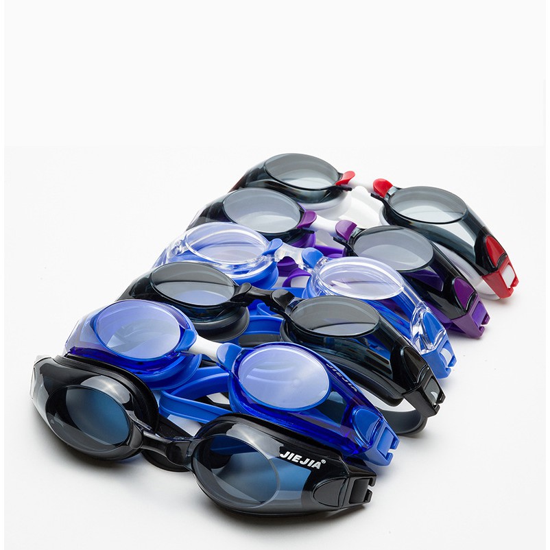 [Màu ngẫu nhiên] Kính bơi cao cấp JIEJIA H100 chính hãng tặng kèm hộp đựng - Kính đi bơi trẻ em, người lớn
