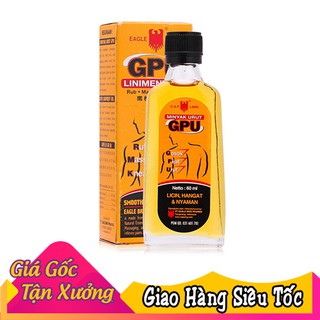 Dầu gừng xoa bóp GPU Liniment Oil 60ml