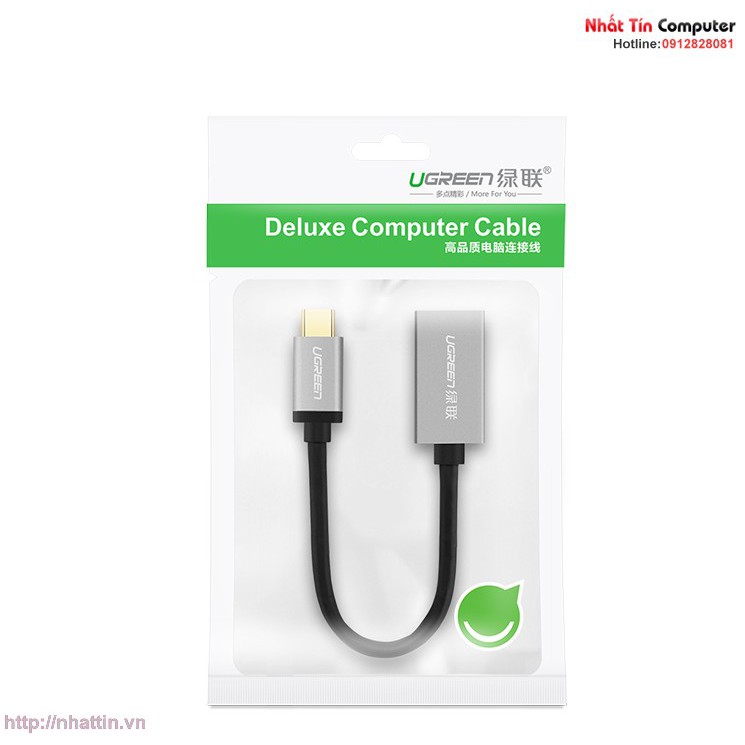 Cáp OTG USB Type-C chính hãng Ugreen 30646 cao cấp | BigBuy360 - bigbuy360.vn
