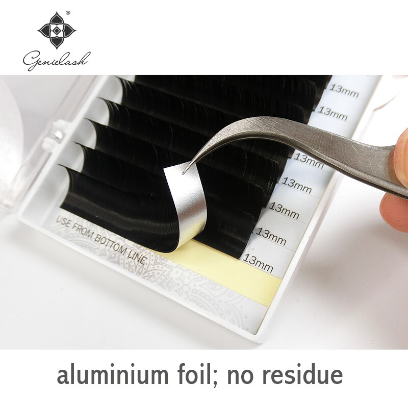 Genielash Lông Mi Giả Lì Elipse Dạng Phẳng Mềm Mại