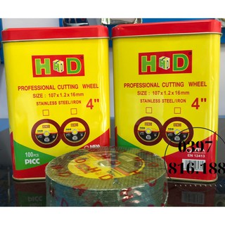 Đá cắt HD xanh hàng chuẩn ( Chuyên cắt các loại sắt, inox )