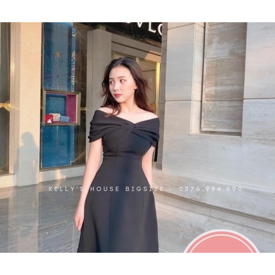 Đầm Bigsize Cổ Xoắn