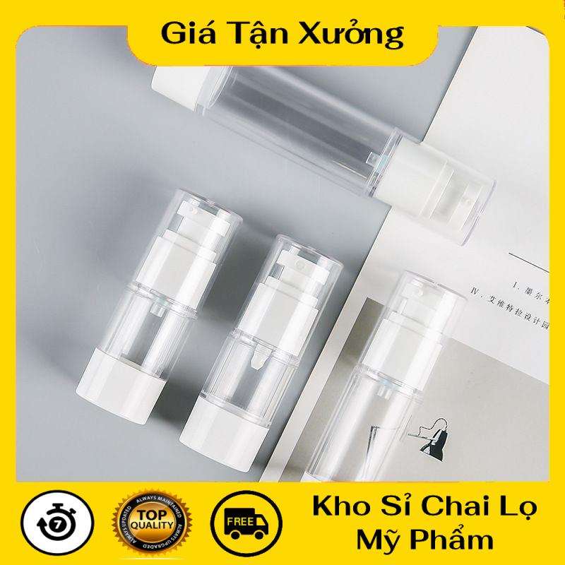 Chai Chiết Mĩ Phẩm ❤ TRÙM SỈ ❤ Chai hút chân không 15ml,30ml,50ml,100ml đựng mỹ phẩm, serum , phụ kiện du lịch