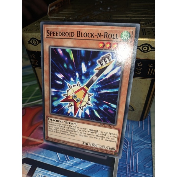 [kn-shop]thẻ bài yugioh: Speedroid Block-N-Roll: Mp21-En161