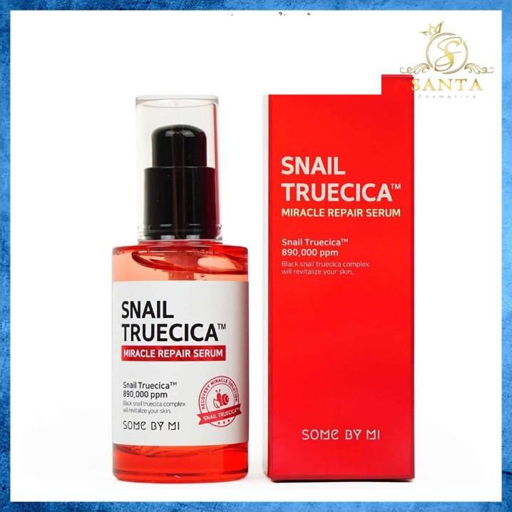 Serum dưỡng và tái tạo da chiết xuất từ ốc sên đen Some By Mi Snail Truecica Miracle Repair