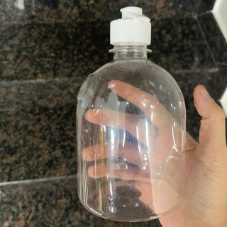 Chai pet 500ml nắp bật