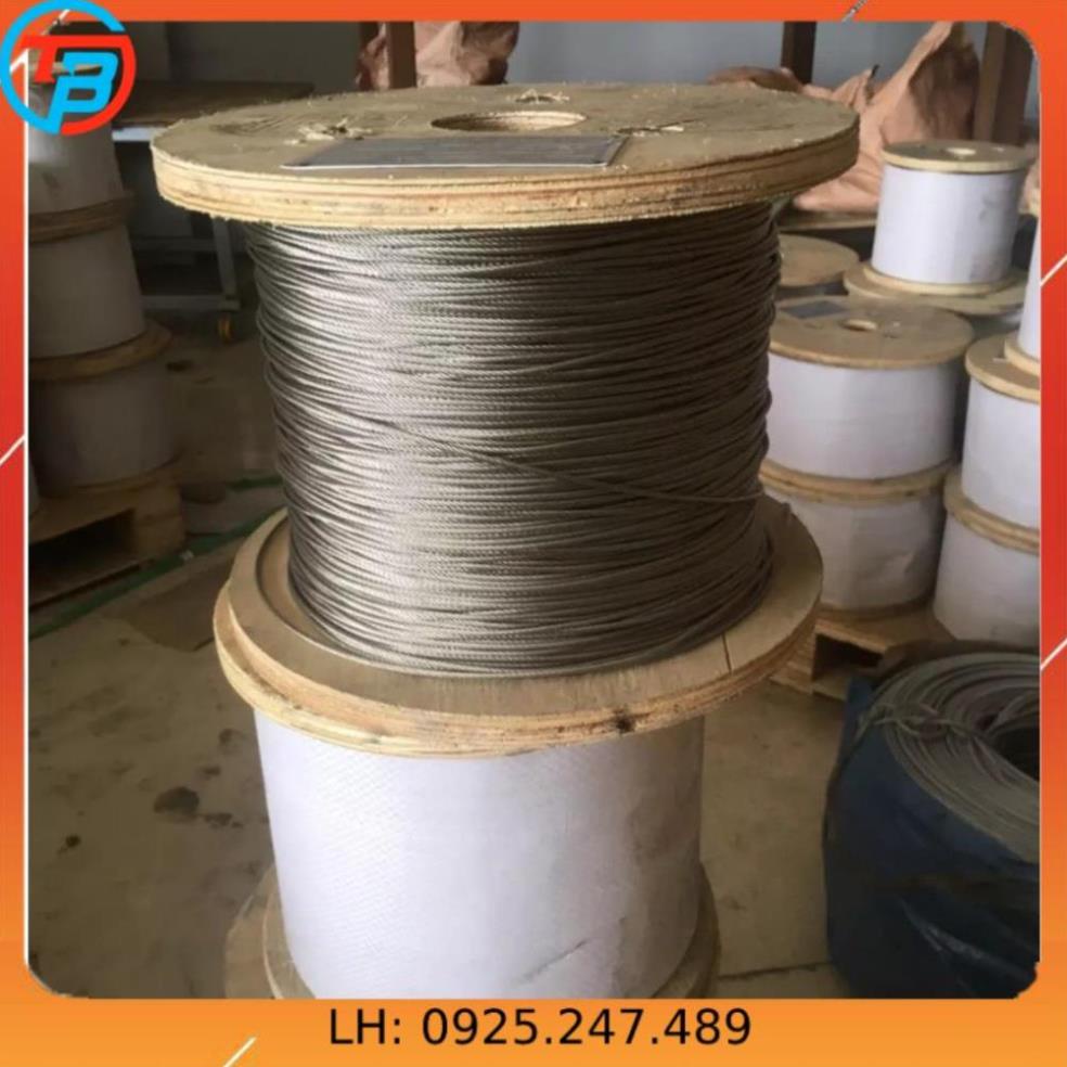 Cáp inox 304 1.5mm.giá 2800/met.Size 10 mét,20 mét,30 mét,40 mét.làm dàn  phơi thông minh,dây phơi quần áo,trang trí