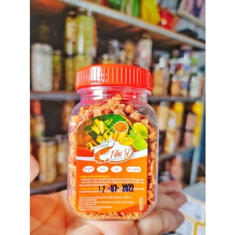 Sỉ 12 hủ muối tôm như ý hạt to 60g