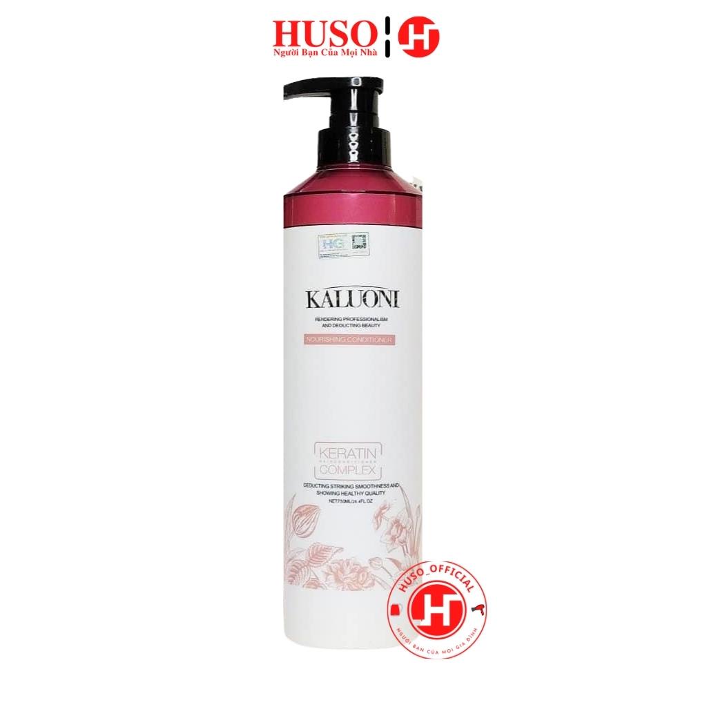 Gội Xả Kaluoni cao cấp bổ sung dưỡng chất cho tóc chắc khỏe mền mượt 750ml,HUSO