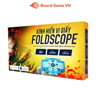 Kính hiển vi bằng giấy Foldscope - khám phá vi thế giới kỳ diệu - Hàng chính hãng