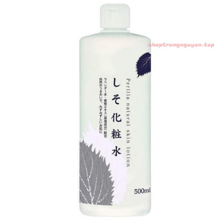 Nước hoa hồng tía tô Dokudami Chinoshio 500ml Nhật Bản