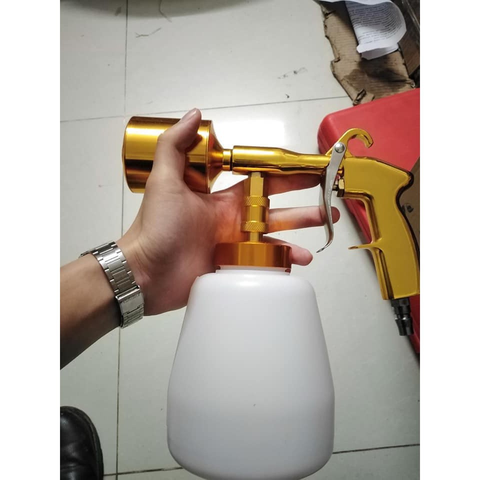 MIỄN PHÍ VẬN CHUYỂN Súng Phun Tạo Bọt Tuyết Rửa Xe 1000ml Dùng Khí Nén Cao Cấp