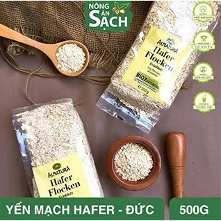 Yến mạch nguyên chất 5ph ăn liền Hafer Flocken 500gr ( date 2021)