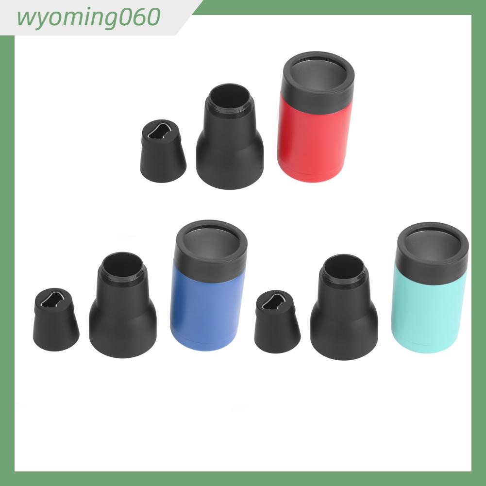 Wyoming060 Cách nhiệt chai bia Chân không đôi làm mát bằng thép gỉ với Dụng cụ mở nắp trượt cho lon 300 đến 400ml
