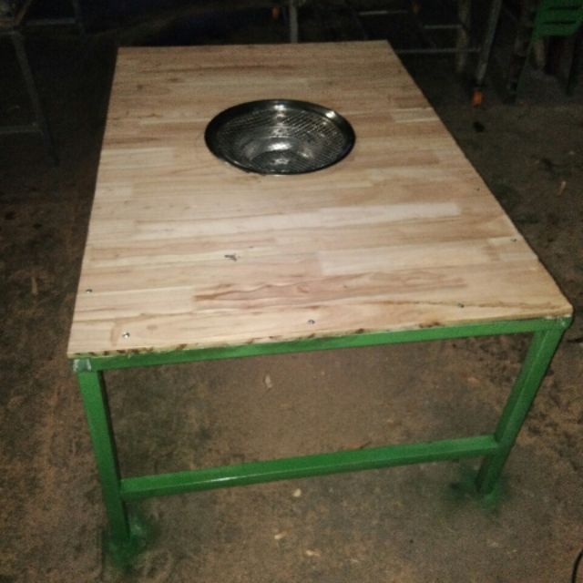 Giảm giá sốc bếp nướng than hoa inox đặt âm bàn