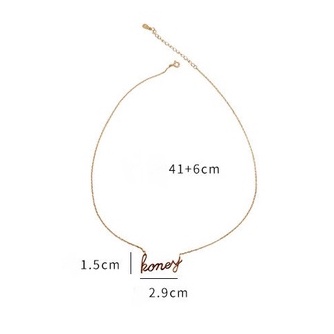 Dây chuyền Bạc ý 925 honey vòng cổ nữ thời trang