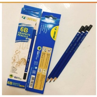 Bút chì 6B (cây)