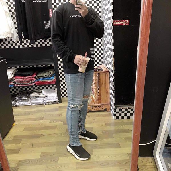 Áo thun tay dài People Make Me Sick