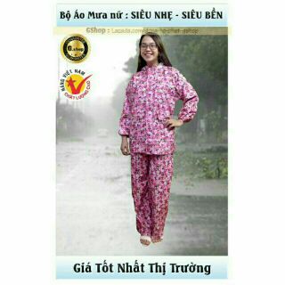 Áo mưa bộ người lớn ( loại tốt)- đủ size - kèm ảnh thật