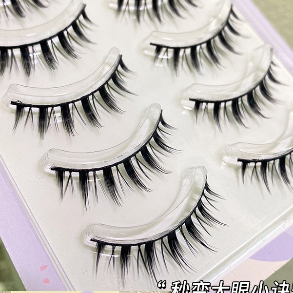 [Hàng mới về] Set 5 cặp lông mi giả làm đẹp chuyên dụng dành cho nữ Lông mi giả 5 cặp/hộp