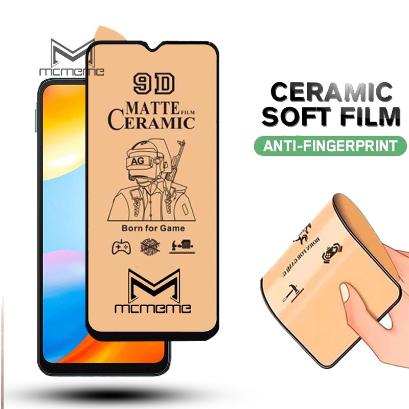 Kính cường lực nhám AG chống bám vân tay chống bụi cho Redmi 13C 12C 12 Note 13 12 12s A2+ A1 10 5G Note 11 11s 10 10s 10C 10A 9T 9 8 7 Pro Max