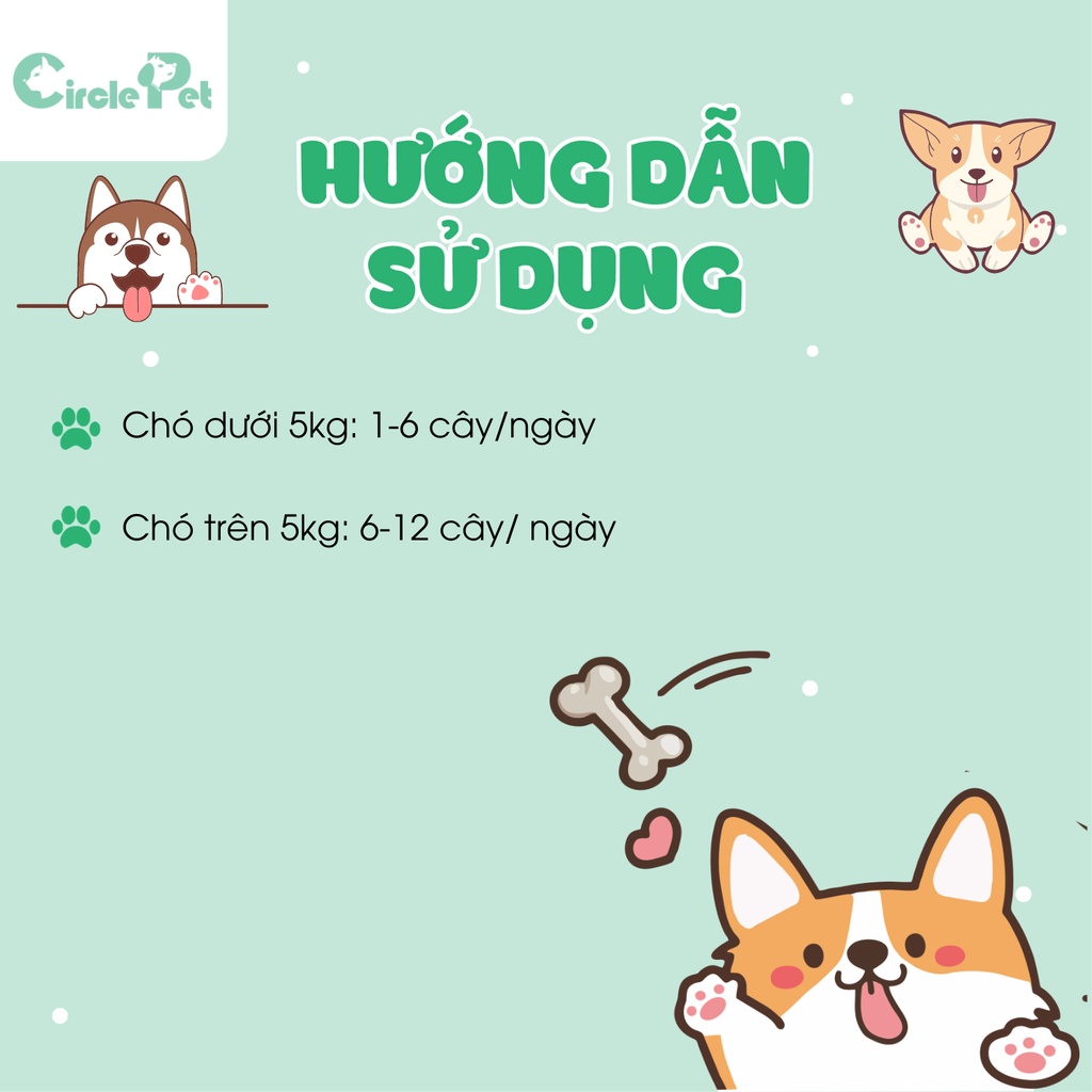 Xương Gặm Phô Mai Dạng Que Doggyman Snack Cho Chó Hương Vị Hấp Dẫn Túi 120g - Circle Pet