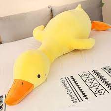 Gấu Bông Vịt Trầm Cảm Size 60Cm Siêu Dễ Thương, Gối Ôm Chất Liệu Nỉ Nhung Mềm Mịn Cho Bé