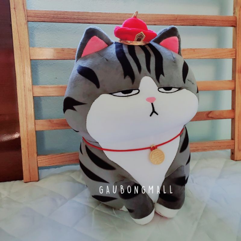 Gấu bông Mèo lườm cosplay 3 màu - Gấu bông mèo hoàng thượng cosplay