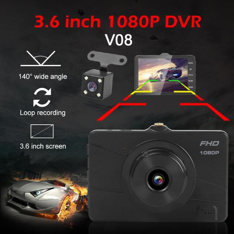 Camera Hành Trình Màn Hình Lcd 3.6 Inch Hd 1080p Cho Xe Hơi | BigBuy360 - bigbuy360.vn