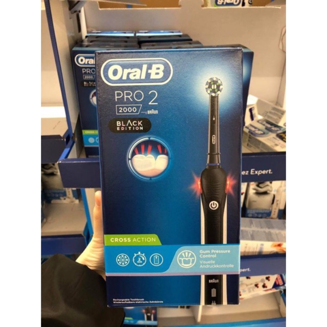 Bàn chải oral-B pro 600 & 700 & 2000. Hàng Đức, mua tại siêu thị Pháp