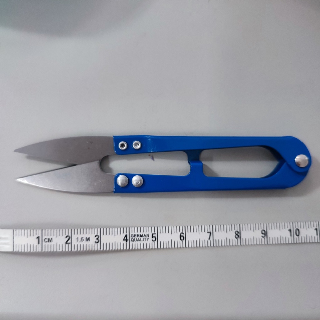 Combo 12 cây kéo bấm chỉ - kéo cắt chỉ MGS loại RẺ cán sắt đủ màu.