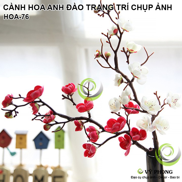 HOA ANH ĐÀO TRANG TRÍ ĐÁM CƯỚI ĐẠO CỤ CHỤP ẢNH SẢN PHẨM INS HOA-76