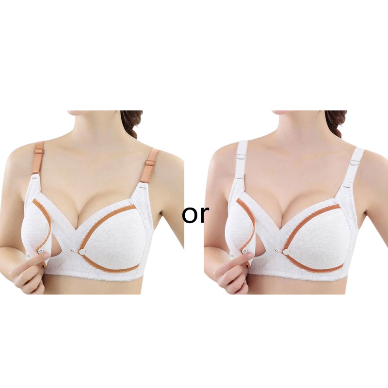 Haha Áo Lót Không Gọng Mở Cúp Trước Cho Con Bú