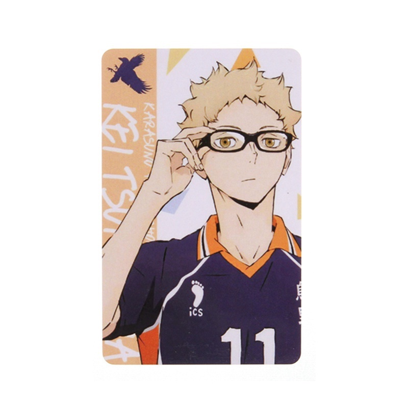 M1 Ảnh thẻ in hình HAIKYUU!! Vua Bóng Chuyền card bo góc viền 5*8cm anime chibi sưu tầm độc đáo
