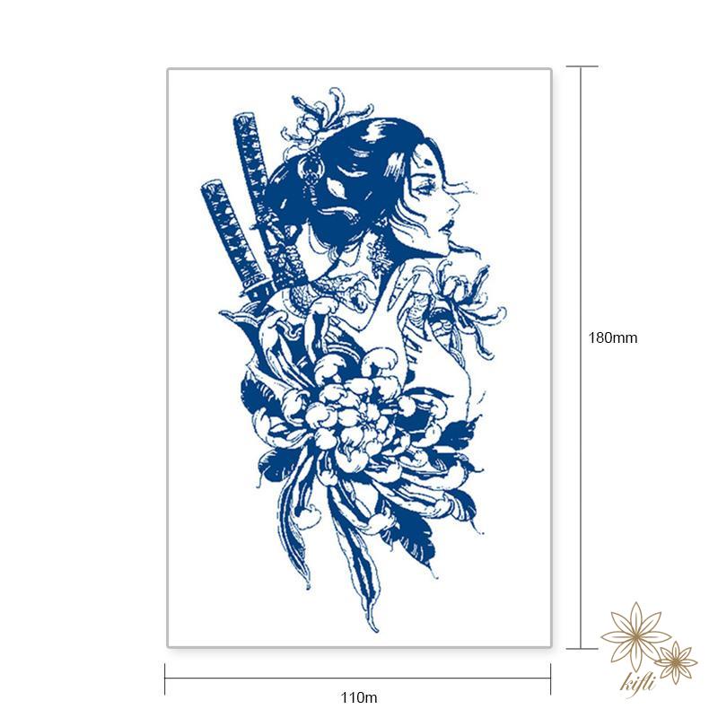 【kifli】Miếng Dán Hình Xăm Tạm Thời Lasts To 15 Ngày Không Thấm Nước Lâu Trôi