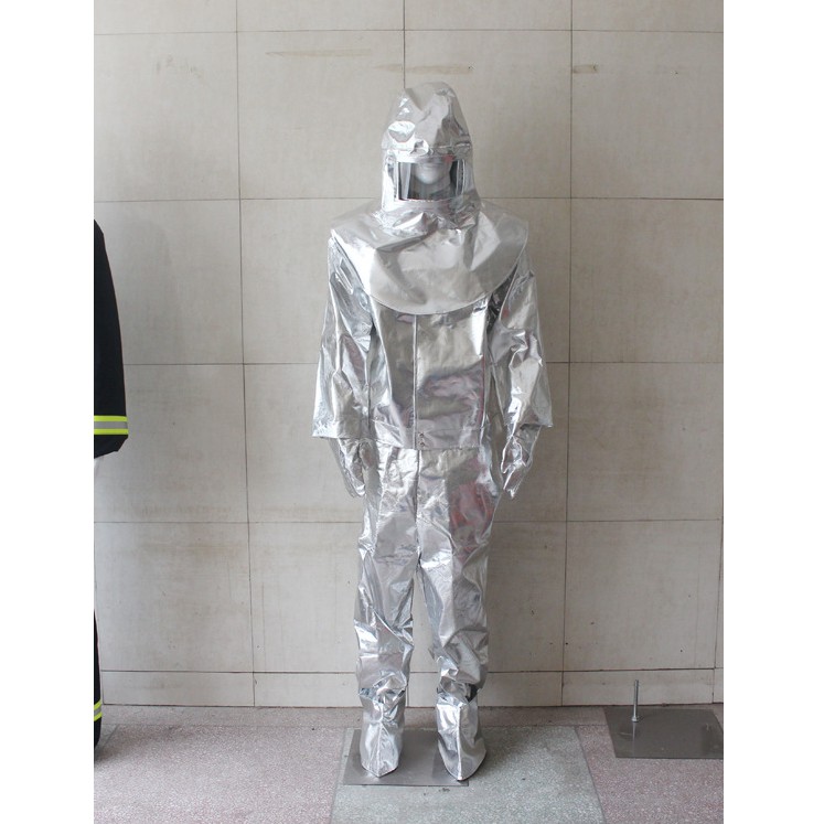 Quần áo chống cháy chịu nhiệt 500 độ, quần áo tráng nhôm 500 độ