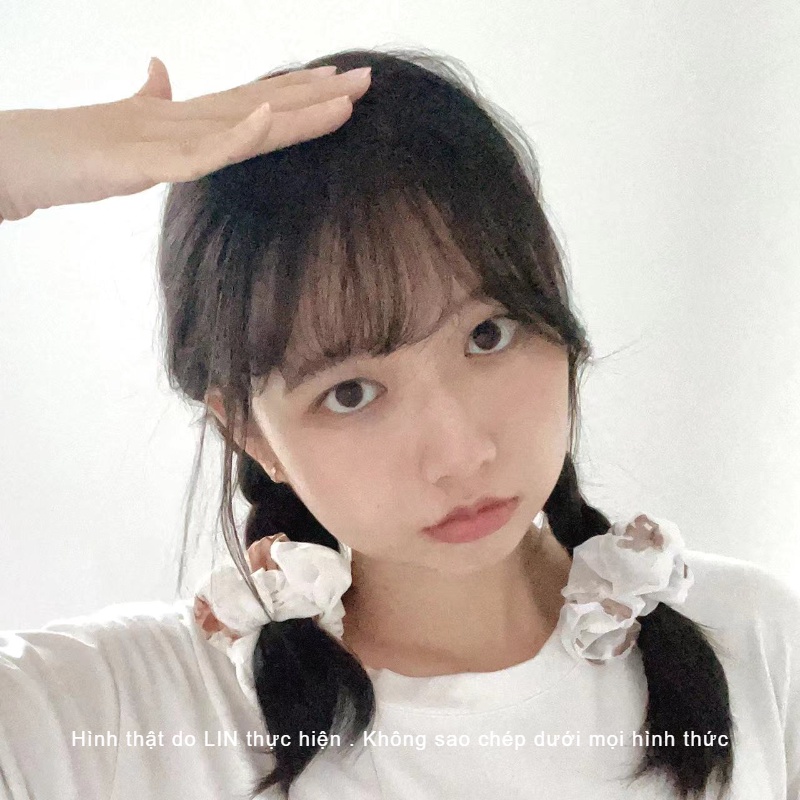 Scrunchies Cột Tóc LIN Hình Gấu Dễ Thương