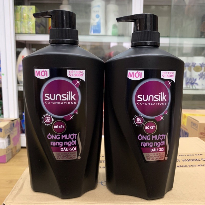 Dầu gội Sunsilk Bồ Kết óng mượt rạng ngời 900g