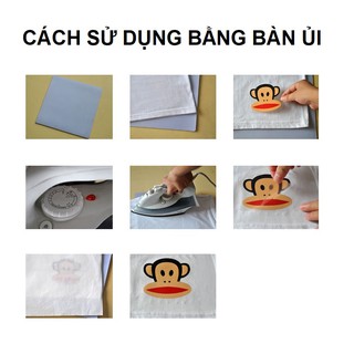 Miếng dán nhiệt trang trí quần áo offset offset hình Mafia