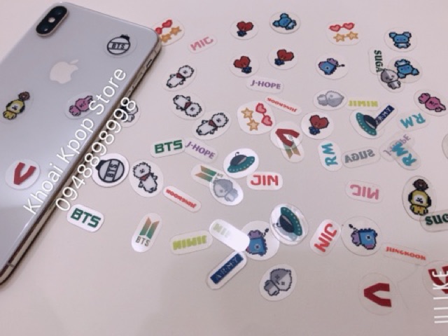 Sticker Lego BTS EXO BLACKPINK phiên bản 2020