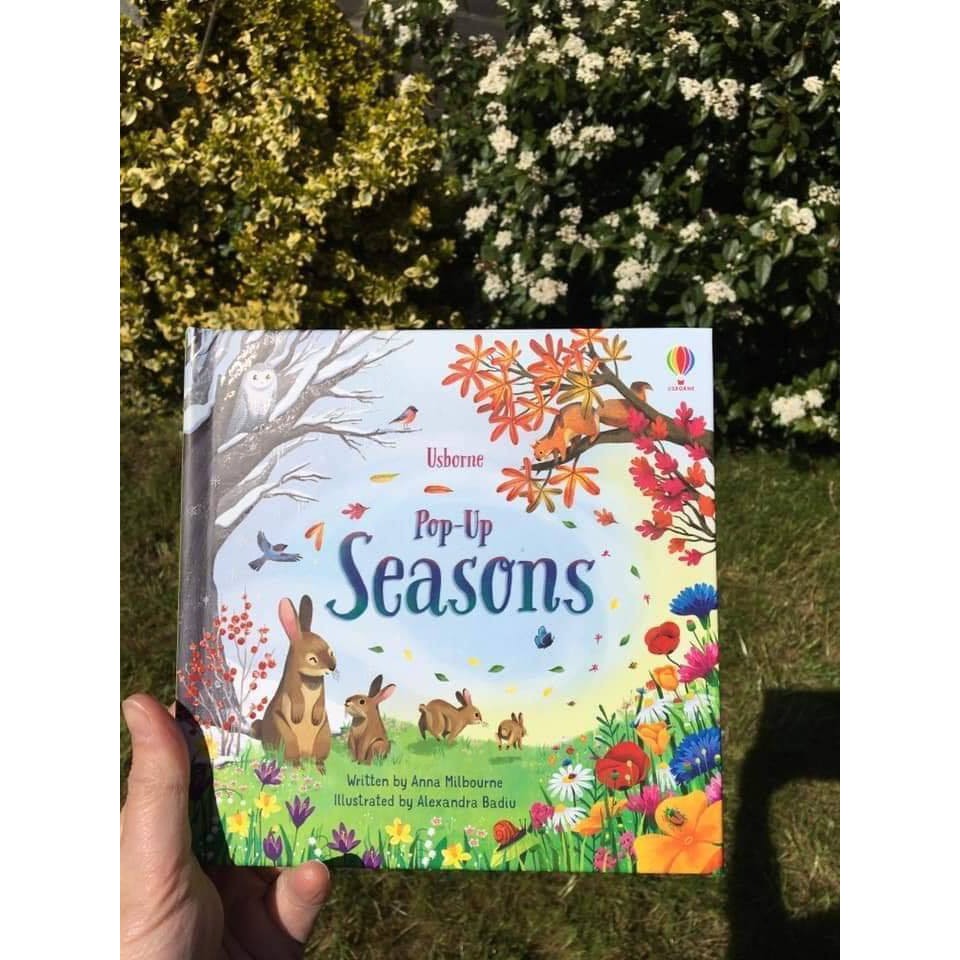 Sách Usborne - Pop Up Seasons -  Bốn mùa trong năm tranh nổi 3D