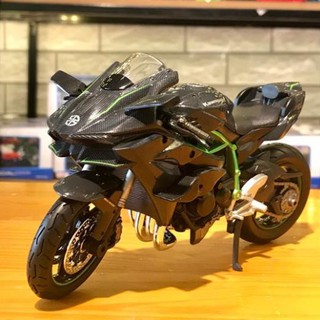 Mô Hình Kawasaki H2R 🎅RẺ NHẤT THỊ TRƯỜNG🎅 Tỉ Lệ 1:12 Hãng Maisto